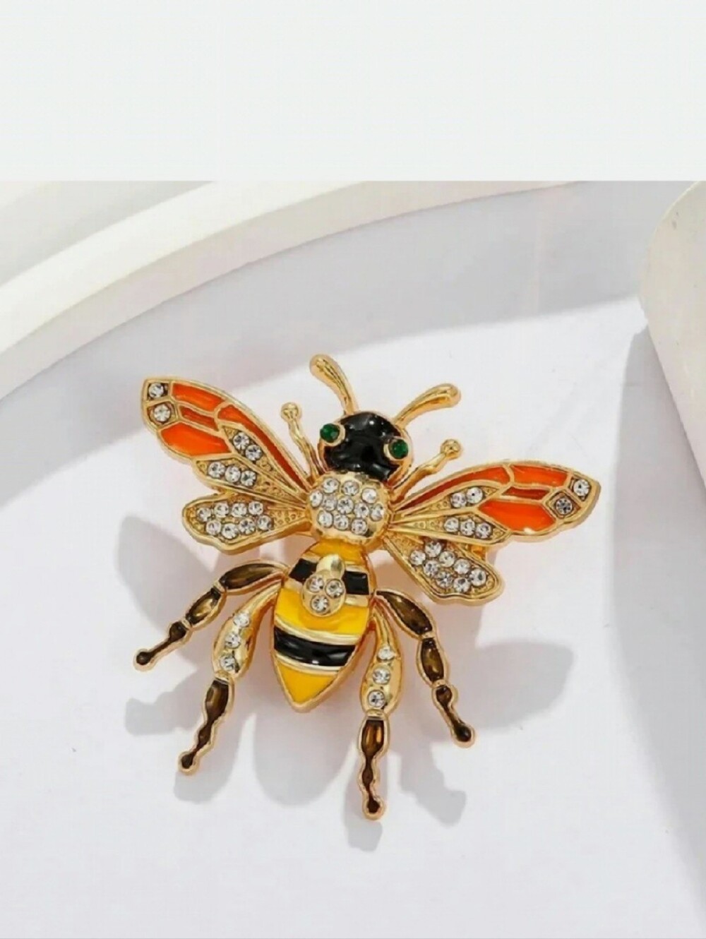 🌺Bee Brooch With Rhinestones Bee Accessories Bee Jewelry